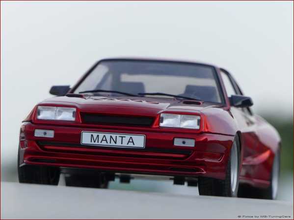 1:18 Opel Manta B Mattig BREITBAU ROT METALLIC EDITION mit OVP